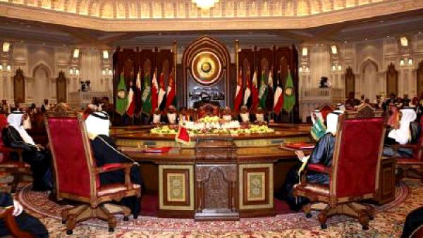 Gulf Cooperation Council member states in a previous meeting. (AFP)