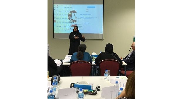 Dr.aisha Almalki through the workshop Dr.aisha Almalki through the workshop