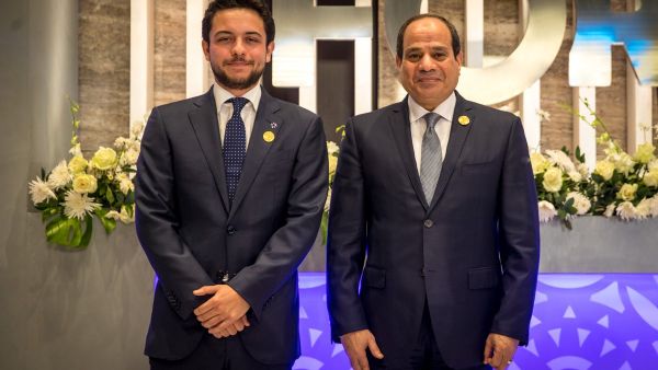 Deputising for His Majesty King Abdullah II, His Royal Highness Crown Prince Al Hussein bin Abdullah II attends the opening ceremony of the 2018 World Youth Forum in Sharm El Sheikh, Egypt (Twitter)