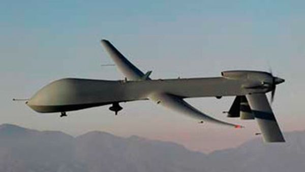 A file photo shows a drone used to carry out strikes in Afghanistan. (AFP/File)