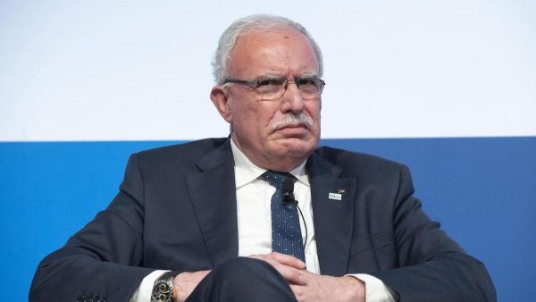 Palestinian Foreign Minister Riyad al-Maliki  (Twitter)