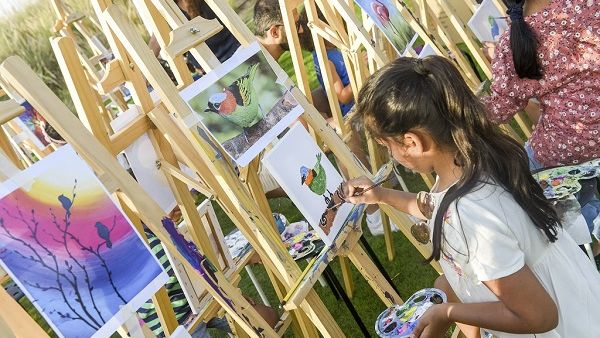 Children can learn about the art and science of gardening and preparing flower pots at a special workshop.