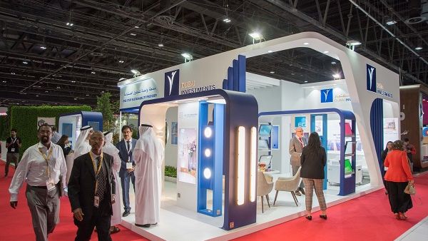 Dubai Investments stand in The Future Cities Show 2018