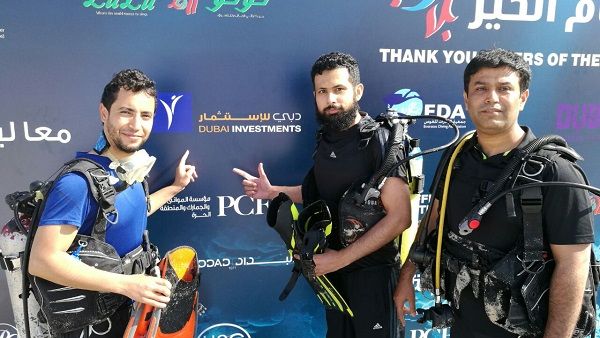 Dubai Investments supported and participated in ministry of interior intiative to clean waterbodies around UAE.