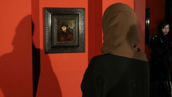 Louvre Abu Dhabi has acquired a rare oil sketch by renowned Dutch artist Rembrandt van Rijn. (Twitter)