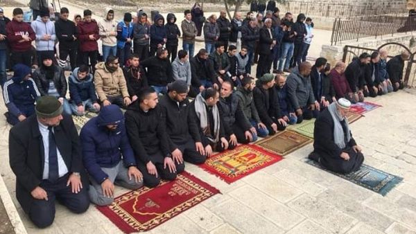 Bab al-Rahma gate which is used by Muslim worshippers to enter al-Aqsa Mosque (Twitter)
