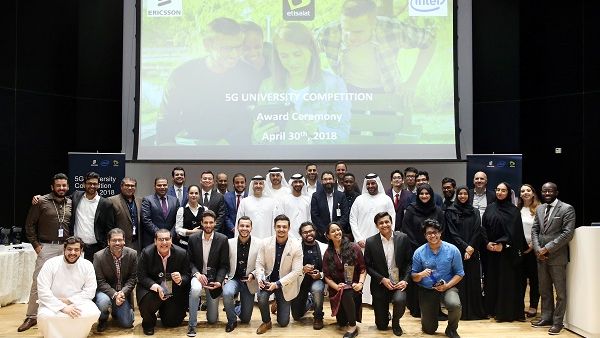 شارك في هذه المسابقة أكثر من 20 فريقًا من الجامعة الأمريكية في الشارقة وجامعة خليفة وجامعة نيويورك أبو ظبي لتقديم أفضل حالات استخدام لتقنية الجيل الخامس.
