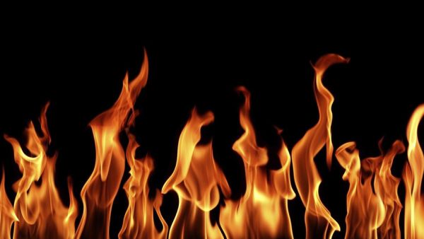 The horrified victim tried to escape from the fire and the crew rescued him later. (File photo)