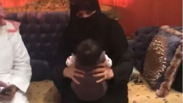 Mom is finally reunited with her baby girl. (Social media)