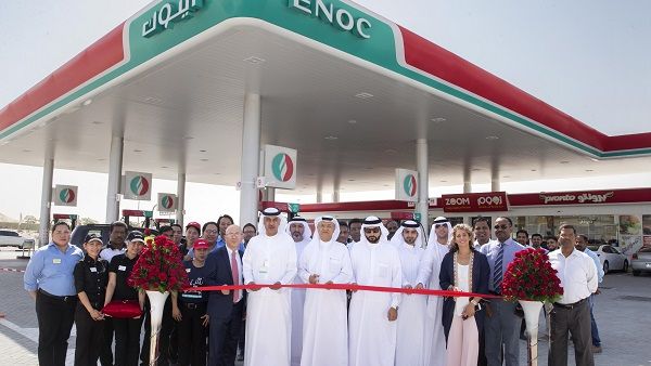 ENOC’s Barsha South station is located on Umm Suqeium Street after crossing over Al Khail Road ENOC’s Barsha South station is located on Umm Suqeium Street after crossing over Al Khail Road