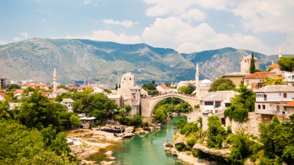 Stari Most, a 16th-century Ottoman bridge in the city of Mostar in Bosnia and Herzegovina. (Shutterstock)