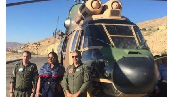 الجيش الاردني يوضح حيثيات نقل الفنانة أحلام بطائرة عسكرية

