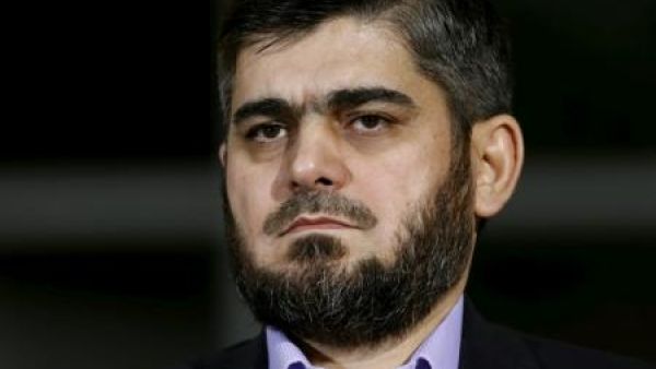 محمد علوش رئيس المكتب السياسي لجماعة جيش الإسلام المعارضة