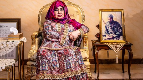 علياء غانم والدة زعيم تنظيم القاعدة أسامة بن لادن