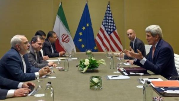 مباحثات نووية بين ظريف وكيري في جنيف
