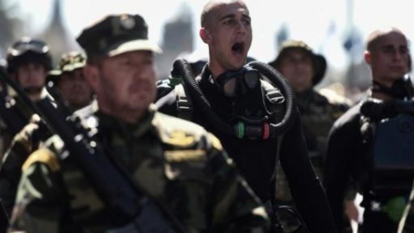 عناصر من القوات الخاصة في الجيش اليوناني
