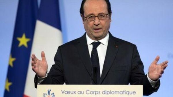 الرئيس الفرنسي فرانسوا أولاند