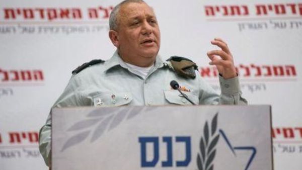 رئيس الاركان الاسرائيلي غادي ايزنكوت 
