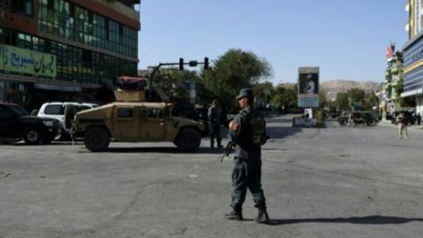 قوات امن افغانية في كابول


