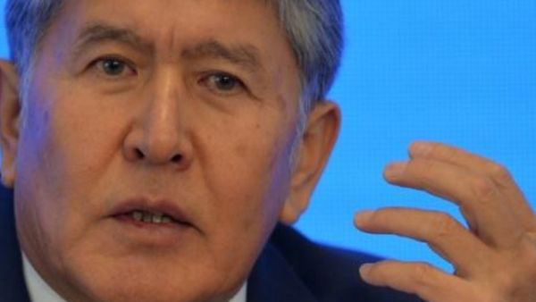 رئيس قرغيزستان الماظ بك أتامباييف
