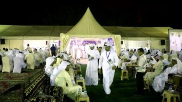 احد التجمعات الانتخابية في الكويت