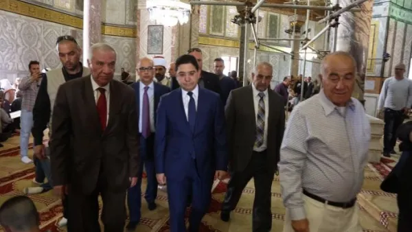 وزير الخارجية المغربي يزور الأقصى