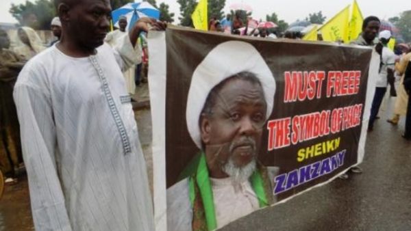 مسيرة لمناصري حركة نيجيريا الاسلامية للمطالبة باطلاق الشيخ الزكزكي

