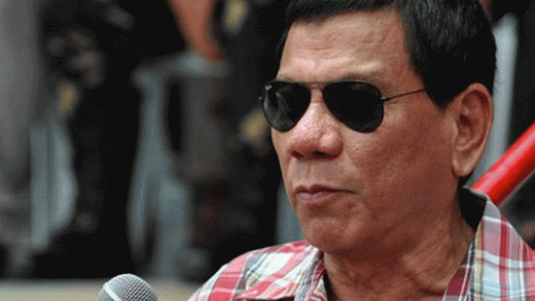 الرئيس الفلبيني رودريجو دوتيرتي