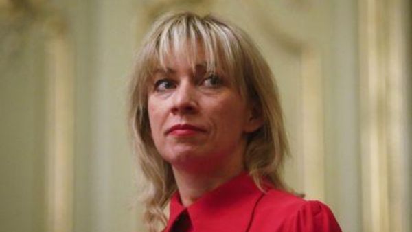 ماريا زاخاروفا المتحدثة باسم الخارجية الروسية 
