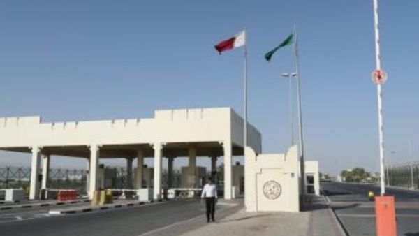 الجانب القطري من معبر أبو سمرة الحدودي مع السعودية

