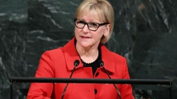 وزيرة خارجية السويد مارغو والستروم