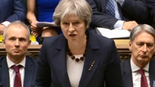 رئيسة الوزراء البريطانية تيريزا ماي