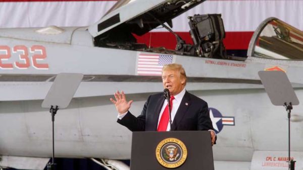 الرئيس الأمريكي دونالد ترامب