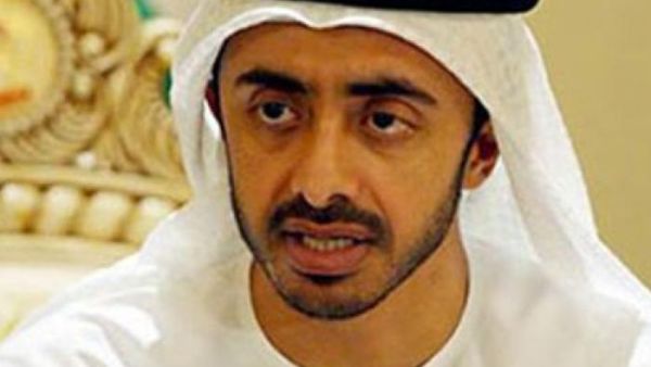 وزير الخارجية الاماراتي الشيخ عبدالله بن زايد