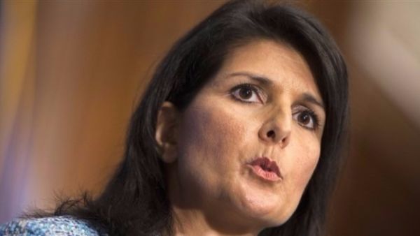 السفيرة الأمريكية لدى الأمم المتحدة نيكي هيلي