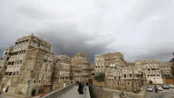 صورة من العاصمة اليمنية صنعاء
