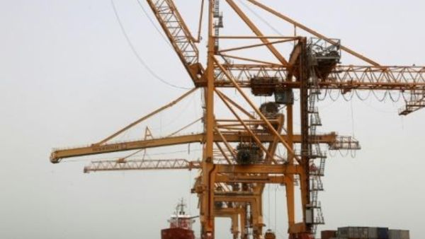 مشهد عام لميناء الحديدة في اليمن
