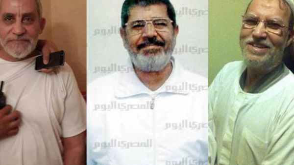  The Muslim Brotherhood General Guide Mohammad Badie, former President Mohammad Mursi and Brotherhood leader Essam el-Erian. [al-arabya, al-masri-al-yaoum]