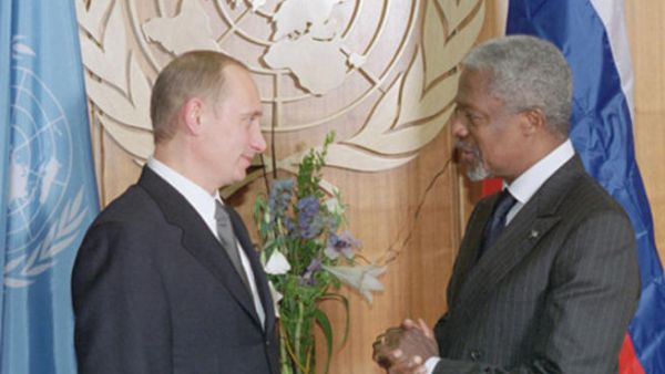 On 13 December 1996, the United Nations Security Council recommended Annan to replace the previous Secretary-General, Boutros Boutros-Ghali of Egypt, whose second term faced the veto of the United States.[wikipedia]