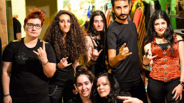 (From left) Alma, Lilas, Shery and Sarah (bottom left) Tatyana and Maya (Facebook)