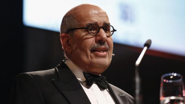 Mohamed ElBaradei, ex- interim Vice president of Egypt, pictured at the Cinema for Peace Gala ceremony. (Image credit: Getty)