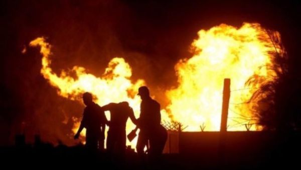 Gas blast