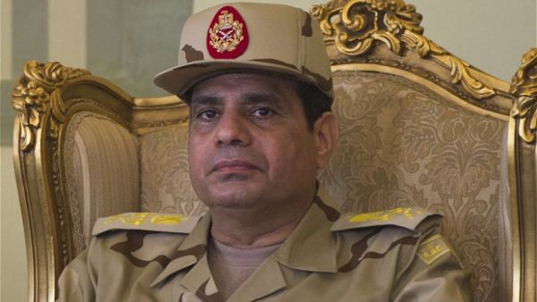 Egypt's Al Sissi says the Egyptian army is ready to protect its Arab 'sisters'. (AFP/File)
