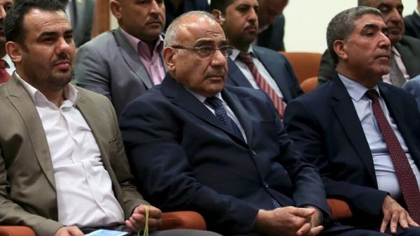 Adel Abdel Mahdi (C) has been given the difficult task of forming the next Iraqi government (AFP Photo/STRINGER)