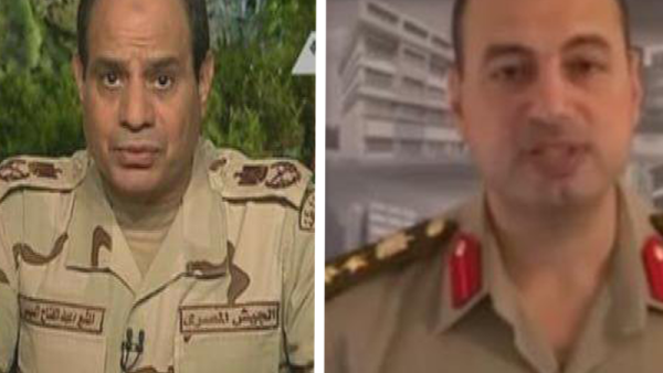 President Abdel Fattah el-Sisi is a former general who, after overthrowing democratically elected Mohammed Morsi in 2013, wore military uniform to announce his candidacy in 2014 (Twitter)