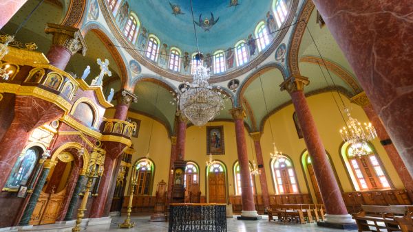 The interior of St. George's church in Cairo, Egypt. (Shutterstock)