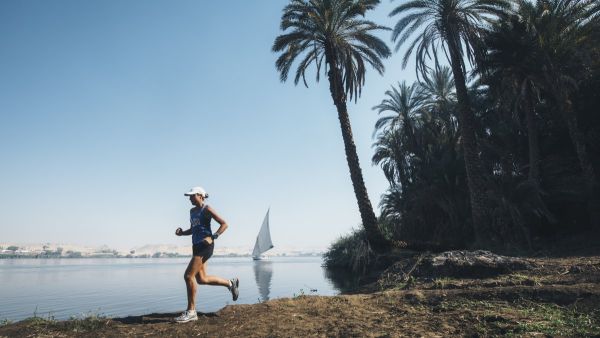 Ultra-runner Mina Guli ran 40 marathons in 40 days on six continents as part of a UN initiative to raise awareness about water consumption.  (Twitter/Mina Guli)