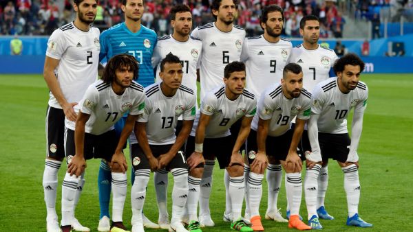 National team of Egypt before FIFA World Cup 2018 Russia vs Egypt. (Shutterstock/ File Photo)