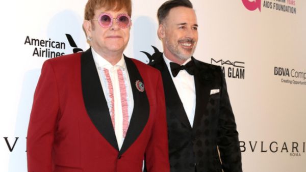 Elton received a beautiful bouquet of flowers and birthday cards from his children, which he shared on Instagram as well. (Source: Kathy Hutchins - Shutterstock)