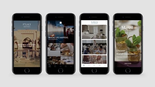 Address Hotels + Resorts, Vida Hotels and Resorts, Palace Downtown, and Manzil Downtown Apps on iOS and Android are available for download on the App Store and Google Play.